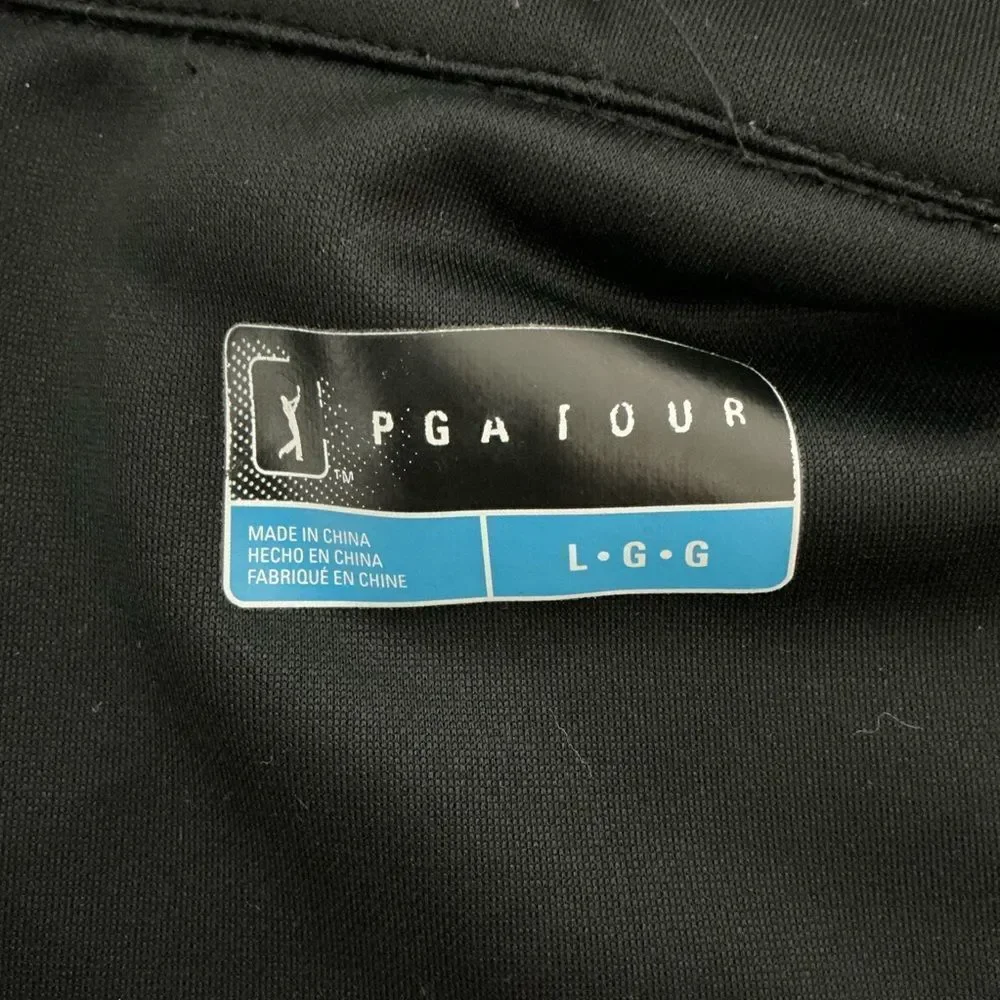 PGA Tour Unisex Vest  Black Full Zip size L